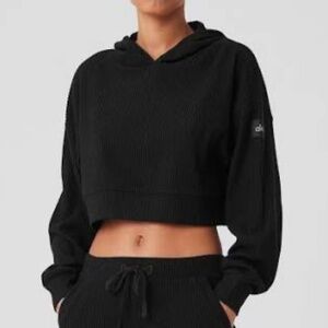 Alo Yoga Women's Muse Ribbed Hoodie
